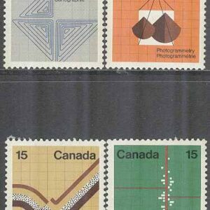 Kanada – M  502-505 yII Internat. Geografi Kongress, 4 kpl **