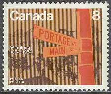 Kanada – M  559 Staden Winnipeg 100 år, 1 kpl **