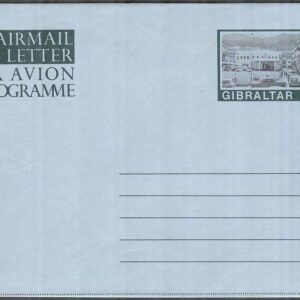 Gibraltar – Aerogram – By Airmail Par Avion, obegagnat