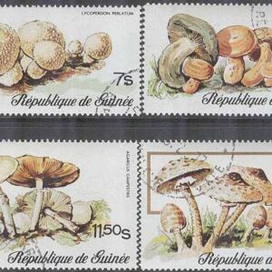 Guinea – M  759-766 A Svampar bla Kantarell, 8 kpl stpl