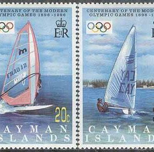 Cayman Islands – M  752-755 Olympiska spel 100 år bla Segling & Löpning, 4 kpl **