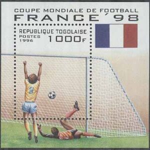 Togo – M BL 392 VM i Fotboll i Frankrike 1998, Block **