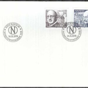 Sverige – FDC 1978-11-14 – Nobelpristagare 1918, 2 kpl