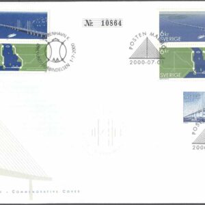Malmö & Köpenhamn 1/7-00 Öresundsförbindelsen Vinjett