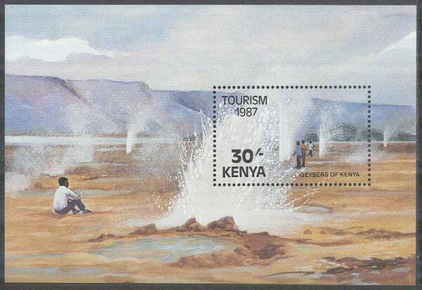 Kenya - M BL  30 Turism - Heta källor, Block **