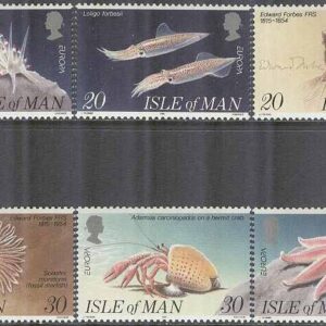 Isle of Man – M  587-592 Europa CEPT 1994 Havsdjur, 6 kpl **