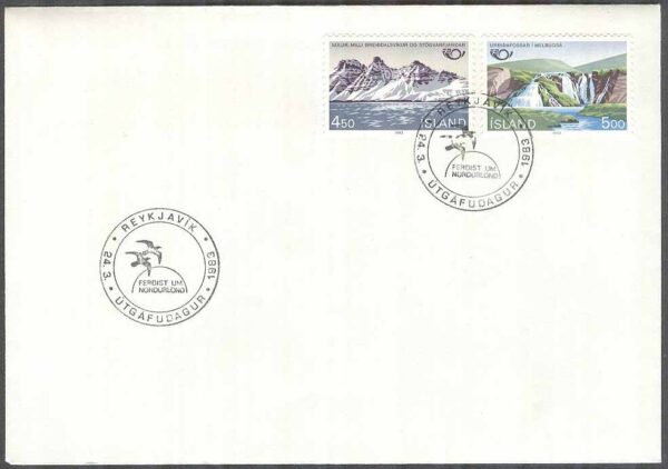Island - FDC 1983-03-24 - Norden VI. Res i Norden, 2 kpl