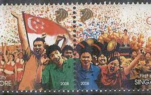 Singapore – M 1792-1793 Olympiska Ungdomsspelen 2010, par kpl **
