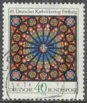 Tyskland – M  977 Tyska Katolska Dagen 1978 – Fönsterkonst, 1 kpl stpl