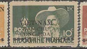 Vietnam Ho Chi Minh – M   14, 17, 20 P Doumer, Påtryck 3 olika (*)