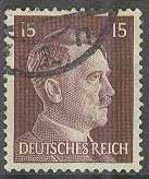 Deutsches Reich – M  789 Adolf Hitler – Rikskansler, 15 Pf stpl