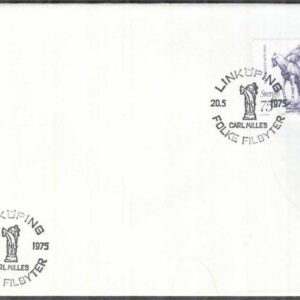 Sverige – FDC 1975-05-20 – Minnen – Carl Milles, märke Stämplad Folke Filbyter