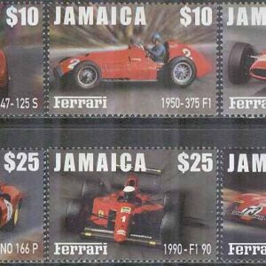 Jamaica – M  952-957 Sport – Ferrari Racing Bilar bla Ferrari 312 P, 6 kpl **