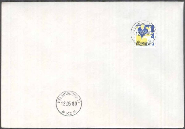 Sverige - FDC 1980-05-12 - Rabattmärken II, 1 märke Privat stämplat