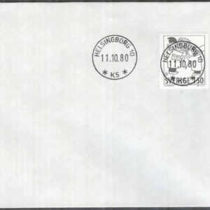 Sverige – FDC 1980-10-11 – Svenska serier,  F 1143 Privat stämplat