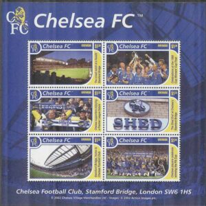 Grenada – M 5132-5137 Brittiska Fotbollslag – Chelsea FC, Miniark kpl **
