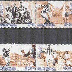 Mongoliet – M 3526-3533 Internationella Fotbollsförbundet FIFA 100 år, 8 kpl **