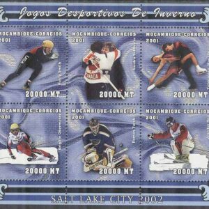 Mocambique – M 1970-1975 OS i Salt Lake City 2002 bla Curling, Miniark kpl **