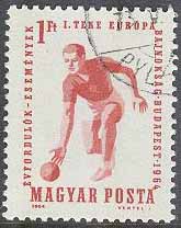 Ungern – M 2041 A Sport – EM i Käglor 1964 – Utställning Sport, 1 kpl stpl