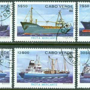 Kap Verde – M  431-436 Fraktfartyg bla Arca Verdel, 6 kpl stpl