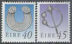 Irland – M  796-797 Irländska konstskatter, 2 kpl **