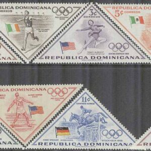 Dominikanska Republiken – M  613-620 A OS i Melbourne 1956 III, 8 kpl **