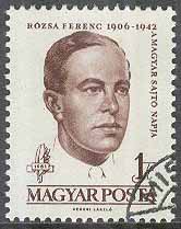 Ungern – M 1726 A Ungerska Pressdagen 1961 – Ferenc Rózsa, 1 kpl stpl