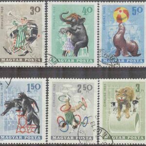 Ungern – M 2141-2150 A Cirkus, 10 kpl stpl