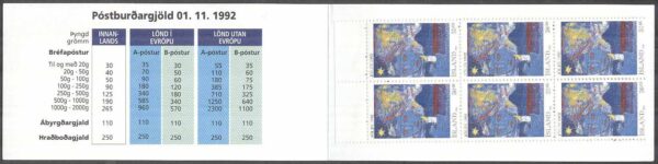 Island - Häfte H  15 Jul 1992 - Vintersolståndet, Häfte kpl **