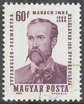 Ungern – M 2022 A Imre Madách död i 100 år – Dramatiker, 1 kpl stpl