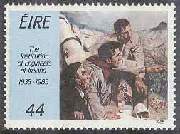 Irland – M  579 Förbundet för Ingenjörer 150 år – Konst, 1 kpl **