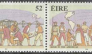 Irland – M  794-795 Irländare i Amerika, par kpl **