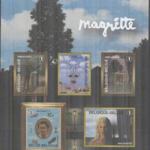 Belgien – M BL 126 René Magritte 110 år – Konstnär, Block **