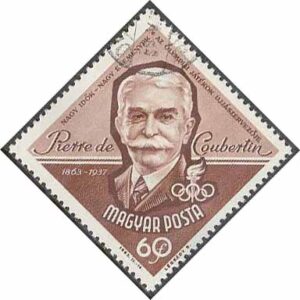 Ungern – M 1953 A Sport – Pierre de Coubertin 100 år – OS general, 1 kpl stpl