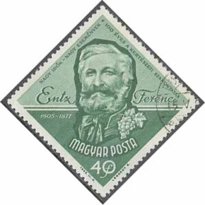 Ungern – M 1964 A Högskola för Trädgårdar 100 år – Ferenc Entz lärare, 1 kpl stpl