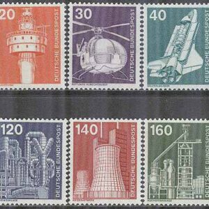 Tyskland – M  846 – 859 Industri & Teknik I bl.a. Tåg – Traktor – Teleskop, 14 kpl **