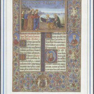 Belgien – M 2546 (BL 62) Jesus kallar apostlarna Petrus och Andreas, block **