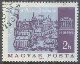 Ungern – M 2241 A FN – UNESCO 20 år – Byggnader, 1 kpl stpl