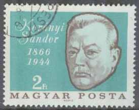 Ungern – M 2253 A Sándor Korányi (1866-1944), läkare och vetenskapsman, 1 kpl stpl