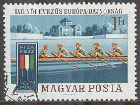 Ungern – M 2601 A Sport – EM i Rodd för damer i Tata 1970, 1 kpl stpl