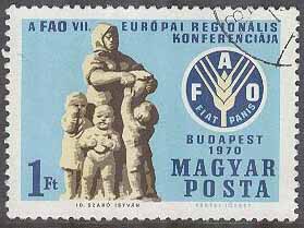 Ungern – M 2615 A FN:s Europeiska konferens om jordbruk FAO, 1 kpl stpl