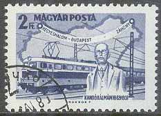 Ungern – M 2395 A Kálmán Kendó, elektroingenjör, Ellok  klass V 40, 1 kpl stpl