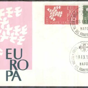 Italien – FDC 1961-09-18 – Europa CEPT 1961, 2 kpl Vinjett