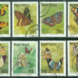 Namibia – M  751-756, 758-763 A Fjärilar bla Acraea anemosa, 12 olika stpl