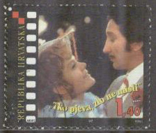 Kroatien – M  409 Kroatisk Film 100 år – Filmruta, 1.40 K stpl