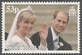Isle of Man – M  830 Bröllop Prins Edward & Sophie II, 53 P **