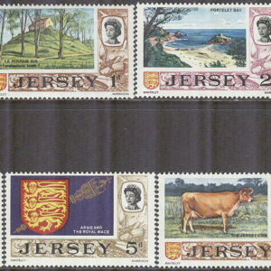 Jersey – M    7-14 Motiv från Jersey – Drottning Elisabeth II, 8 olika **