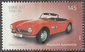 Tyskland – M 3143 Klassiska Tyska Bilar – BMW 507 1955-1959, 145 C **