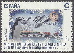 Spanien – M 5128 Antarktisstationen Gabriel de Castilla bla Pingvin, 1 kpl **