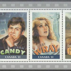 Kanada – M BL  84 Kanadensiska Filmstjärnor bla Lorne Greene, Block **
